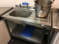 Stainless Steel Sink with Right Hand Drainer