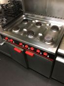 Bartlett Yeoman 6 Ring Gas Cooker