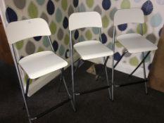 3 Folding Bar Stools