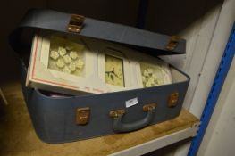 Vintage Suitcase Containing Assorted Gift Sets