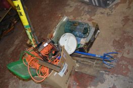 Assorted Gardening Tools, Extension Leads, etc.