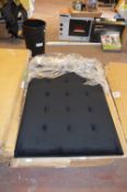 *Manhattan King Size Headboard (Black Velvet)