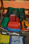 Box of Assorted Plastic Storage Containers