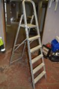 Set of Five Tread Aluminium Platform Steps