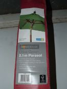 Hardwood 2.1m Garden Parasol