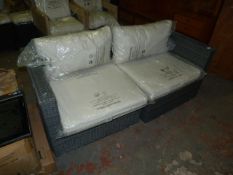 *Rattan Sofa with Cushions