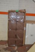 *Double Headboard (Chocolate Brown Faux Suede)