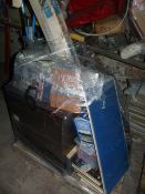 *Pallet Containing Assorted Noticeboards, Plasterer's Clamps, Fluorescent Lighting Units, Infrared