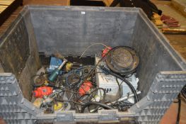 Plastic Stillage Containing Pneumatic Tools, Electric Distribution Board, etc.