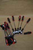 Box of Slotted Screwdrivers