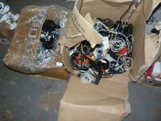 Two Boxes of Assorted Computer Leads