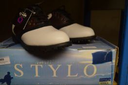 Pair of Stylo Golf Shoes Size:3.5