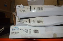 *Three Sets of Swirl Mono Basin Mixers