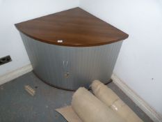 *Corner Storage Unit with Tambour Doors