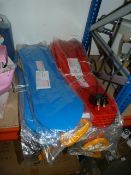 *Nine Red and Five Blue Sledges