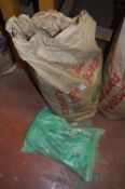 Bag of Approx 2000 Green Latex Gloves