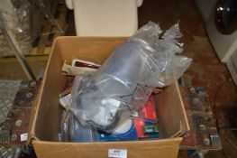 Box Containing Spray Guns, Smoke Detectors, Scart Leads, etc.