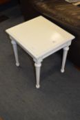*White Painted Occasional Table