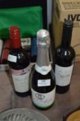 Three Bottles of Wine; French Quarter Rouge, Azide and Mas Carlot