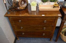 Oak Three Height Chest of Drawers