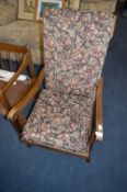 1950's Oak Framed Parker Knoll Armchair