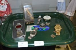 Tray Lot; Selection of Wristwatches