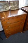 Oak Four Height Chest of Drawers