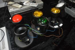 Set of Three Double Coloured Spotlights