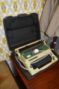 Silver Reed Portable Typewriter in a Case