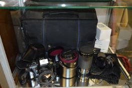 Pentax P30 SLR Camera, Lenses and Soft Carry Case