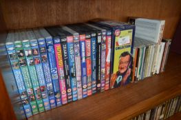 Collection of DVDs and CDs Including John Wayne