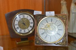 Two Mantle Clocks