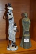 Two African Pottery Figurines