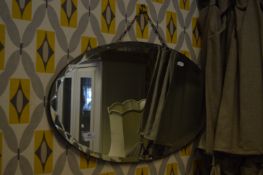 Oval Bevelled Edge Wall Mirror