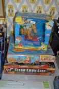 Children's Games; Rugrats Coin Bank, Snoopy and WWF Titantron