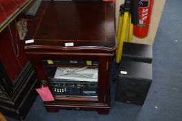 Aiwa Music System in a Hi Fi Cabinet