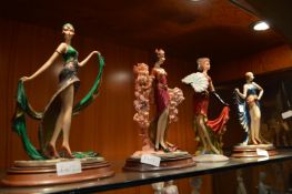 Set of Four Art Deco Style Figurines