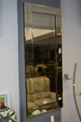 Bevelled Edge Rectangular Wall Mirror