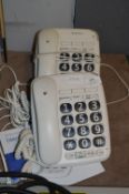 Two BT Big Button Telephones