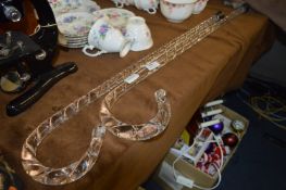 Two Glass Walking Sticks