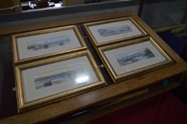 Set of Four Gilt Framed Prints 
