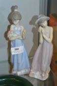Two Lladro Figurine 