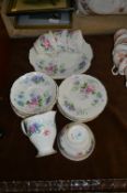 Crown Staffordshire Floral Pattern Part Tea Set