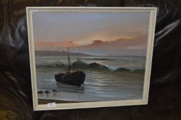 Framed Oil on Canvas 