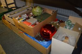 Large Quantity of Christmas Decorations Including Outdoor Lanterns