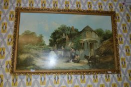 Large Gilt Framed Print 