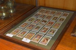 Framed Player's Cigarette Cards 
