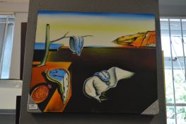 Salvador Dali Style Oil on Canvas