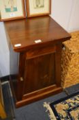 Walnut Single Door Side Cabinet