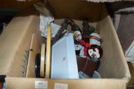 Box Containing Lazy Susan Chopping Board, Ornaments, Containers, Glassware, etc.